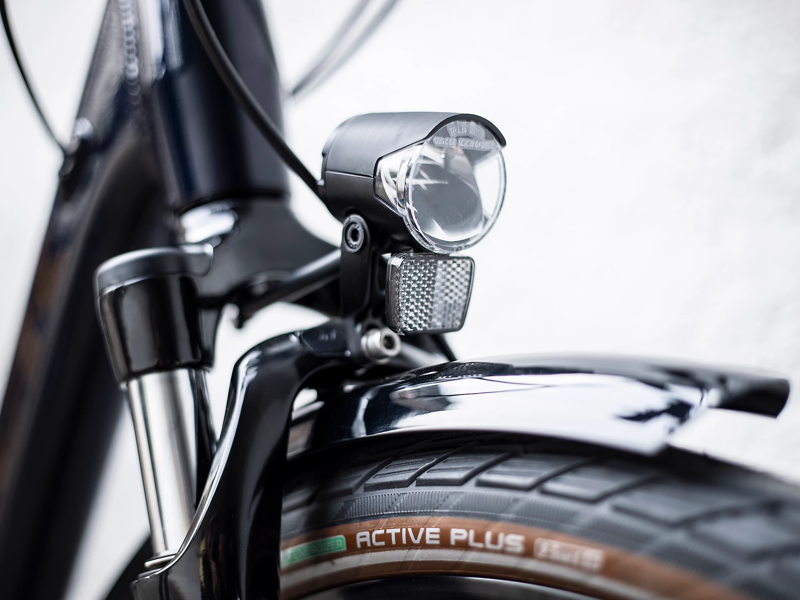 Trek Verve+ 2 Lowstep 300wh Electric Hybrid Bike in Blue-6